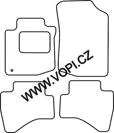 Autokoberce Peugeot 107 07/2005 - 2011 Perfectfit (3640)